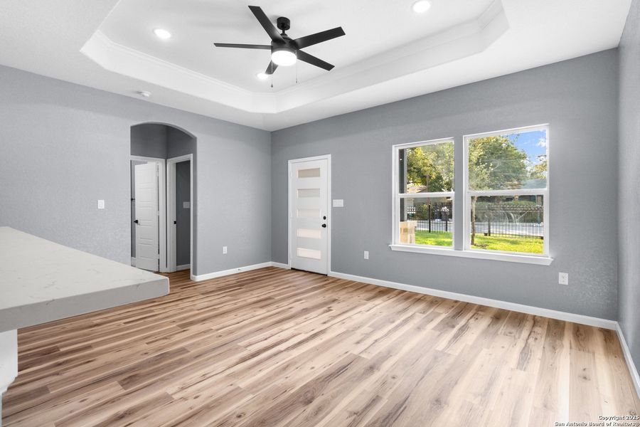Spacious, unfurnished interior of a new home in , San Antonio (Image 18). Spacious, unfurnished interior of a new home in , San Antonio (Image 18).