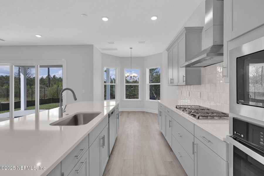 Furnished interior view inside a new home in Crosswinds at Nocatee, Nocatee (Image 7).