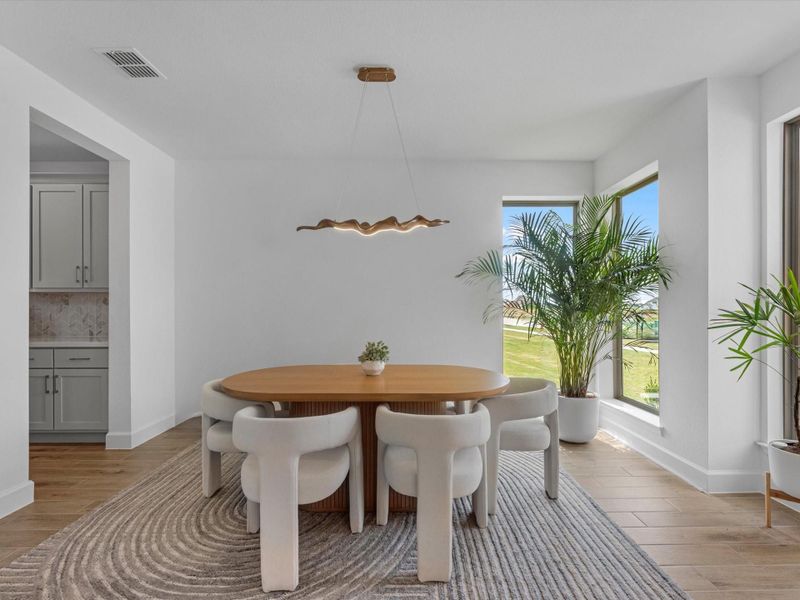 Furnished interior view inside a new home in Valencia, Manvel (Image 11).