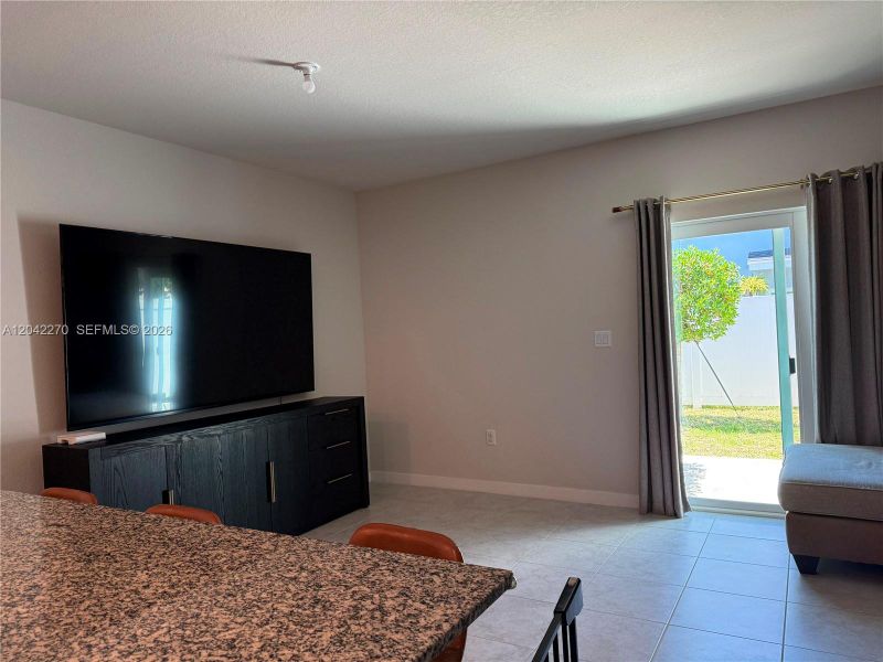 Furnished interior view inside a new home in , Florida City (Image 9). Furnished interior view inside a new home in , Florida City (Image 9).