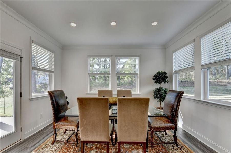 Furnished interior view inside a new home in Bailey Fence, Dacula (Image 59).