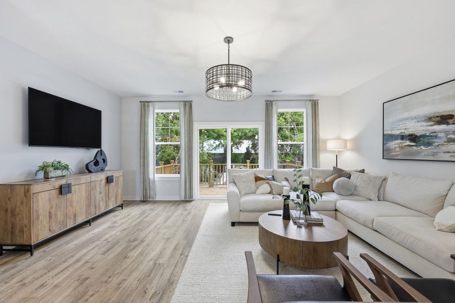 Furnished interior view inside a new home in Rhetts Cove, Johns Island (Image 8).