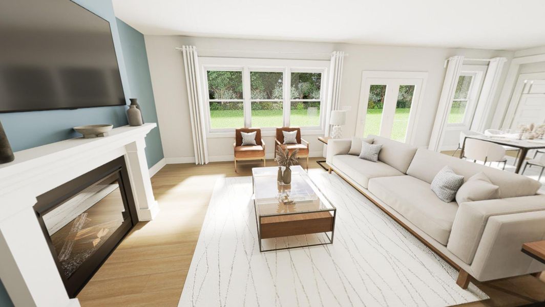 Furnished interior view inside a new home in Tupelo Junction, Mebane (Image 4).
