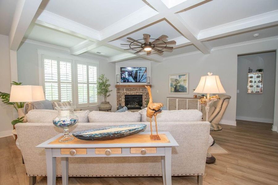 Furnished interior view inside a new home in , Senoia (Image 15). Furnished interior view inside a new home in , Senoia (Image 15).