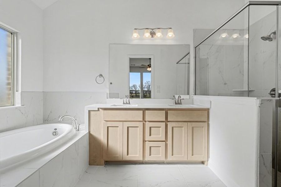 Representative furnished interior of a home built from the The Pear by Sumeer Homes in Stone Henge II, Sanger (Image 10). Representative furnished interior of a home built from the The Pear by Sumeer Homes in Stone Henge II, Sanger (Image 10).