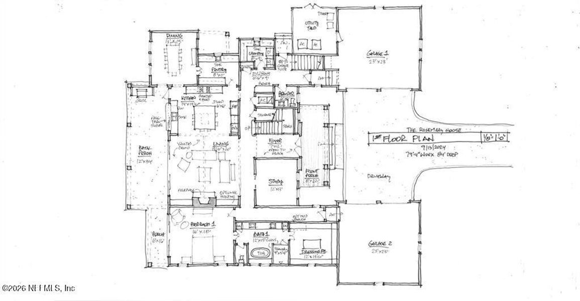 2D floor plan layout of this home in , Jacksonville, FL (Image 4).