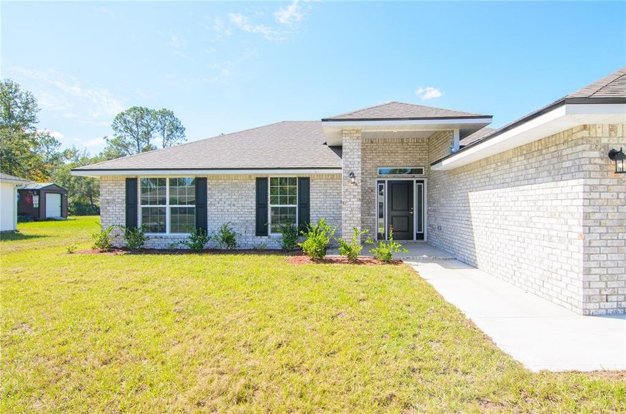 Exterior details and patio area of a home in Palm Coast, Palm Coast (Image 3). Exterior details and patio area of a home in Palm Coast, Palm Coast (Image 3).