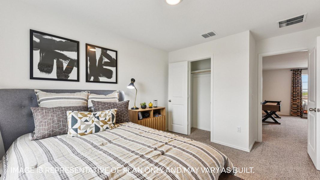 Furnished interior view inside a new home in Palomino, Manor (Image 4).