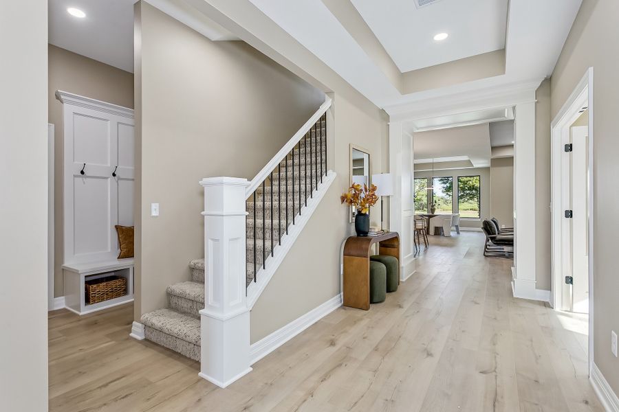 Furnished interior view inside a new home in The Courtyards at Jacobs Farm, Wichita (Image 9).
