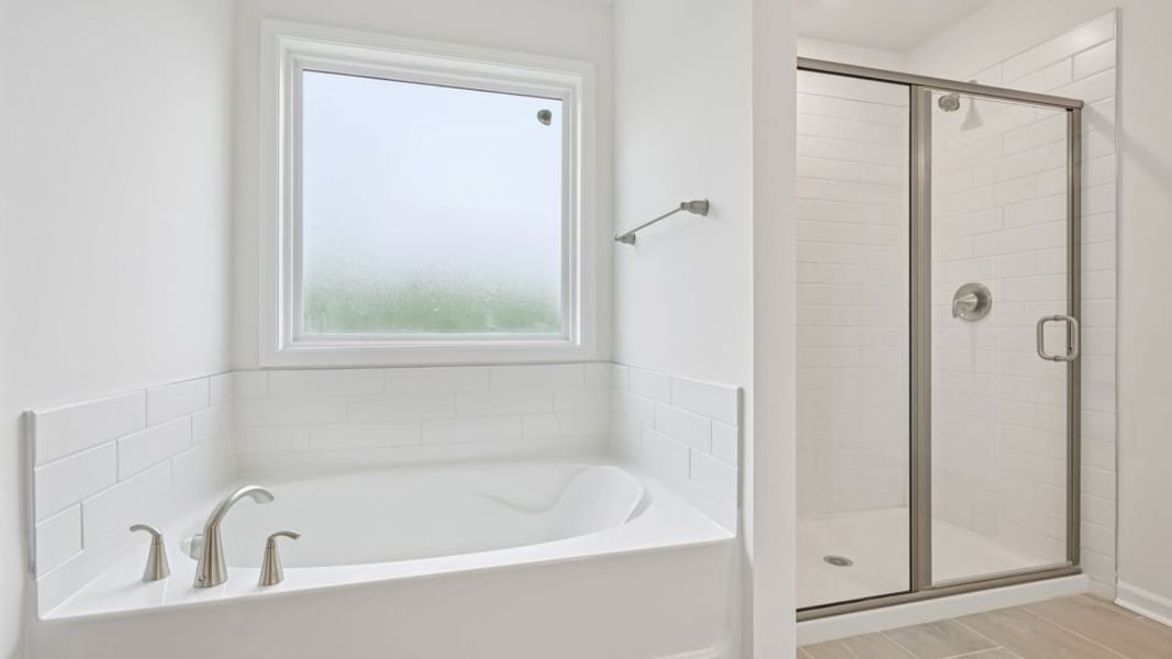 Furnished interior view inside a new home in Kalas Falls, Wake Forest (Image 8).