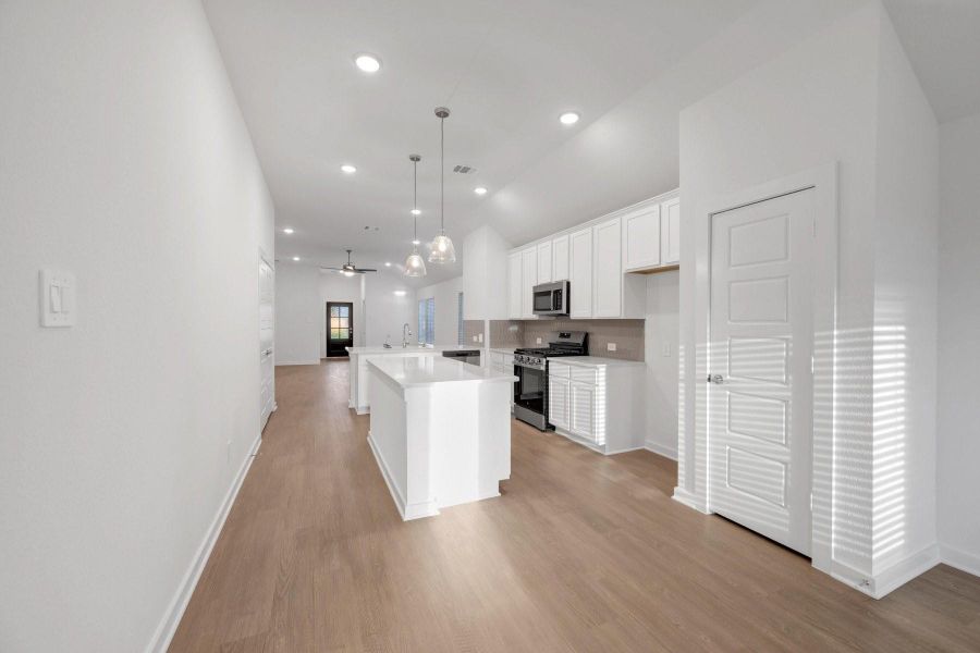 Furnished interior view inside a new home in Lone Star Landing, Montgomery (Image 16).