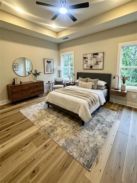 Furnished interior view inside a new home in , Cumming (Image 12).