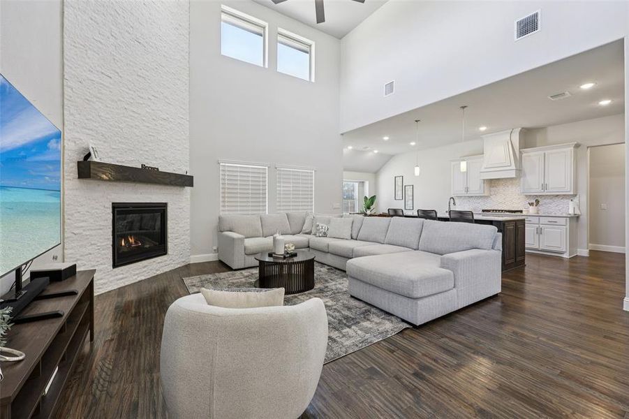 Furnished interior view inside a new home in Mockingbird Heights, Midlothian (Image 10).