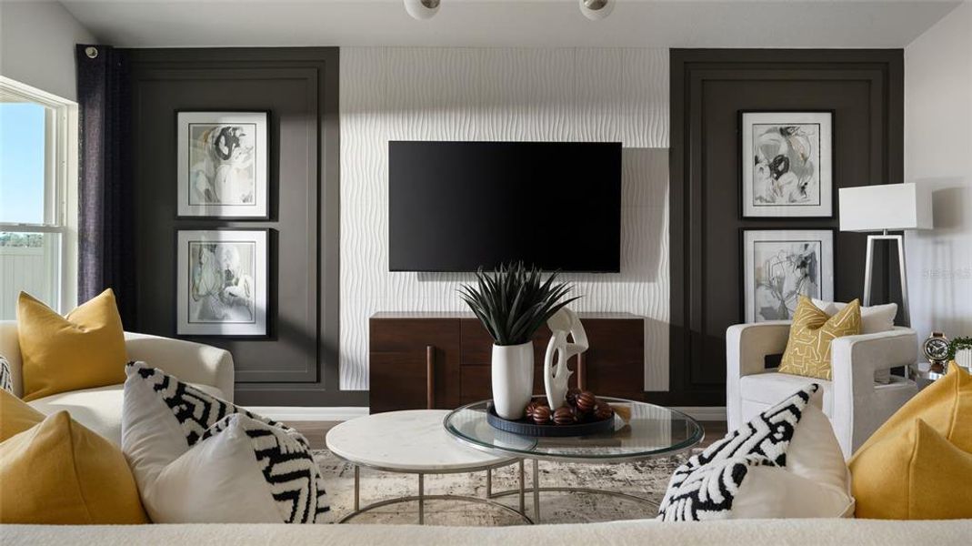 Furnished interior view inside a new home in Pasadena Ridge, Zephyrhills (Image 5). Furnished interior view inside a new home in Pasadena Ridge, Zephyrhills (Image 5).