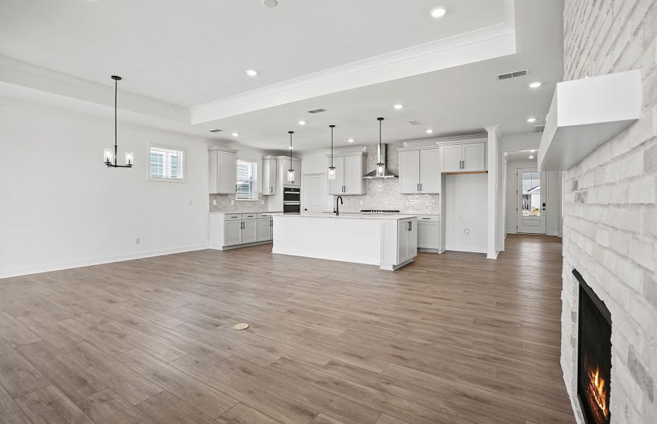 Spacious, unfurnished interior of a new home in Carolina Riverside, Belmont (Image 25).