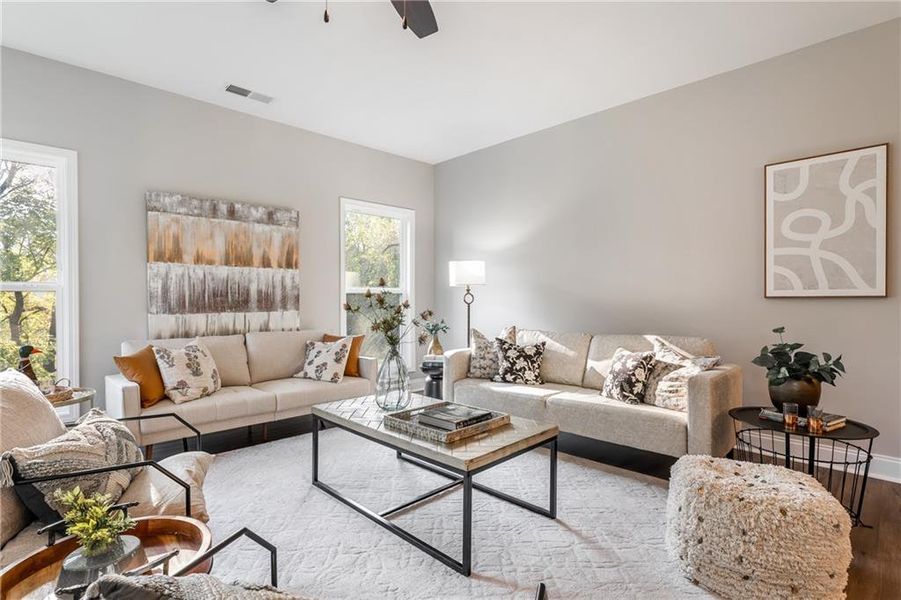 Furnished interior view inside a new home in , East Ellijay (Image 12).