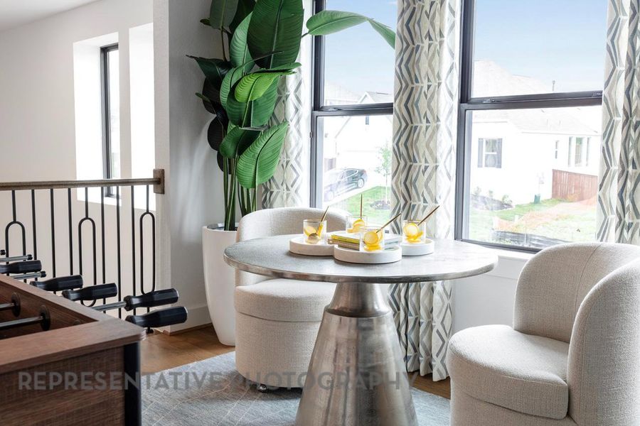 Furnished interior view inside a new home in Wolf Ranch: 46ft. lots, Georgetown (Image 12).