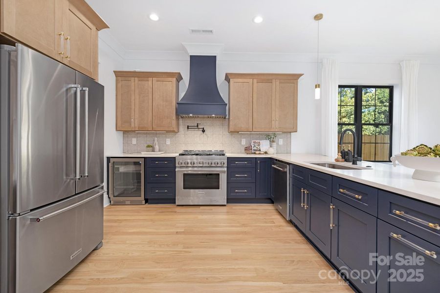 Furnished interior view inside a new home in , Charlotte (Image 9).