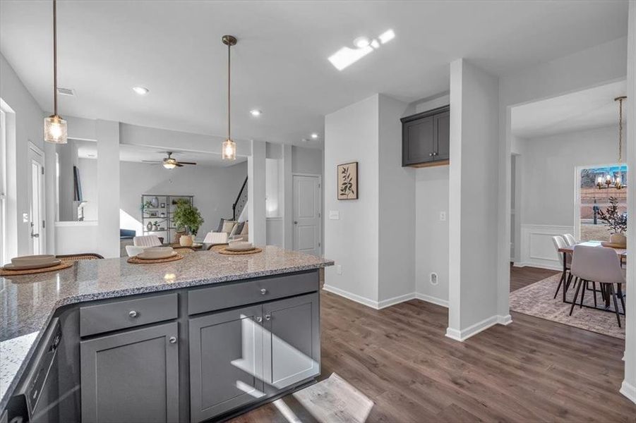 Furnished interior view inside a new home in Carter Grove, Cartersville (Image 6).
