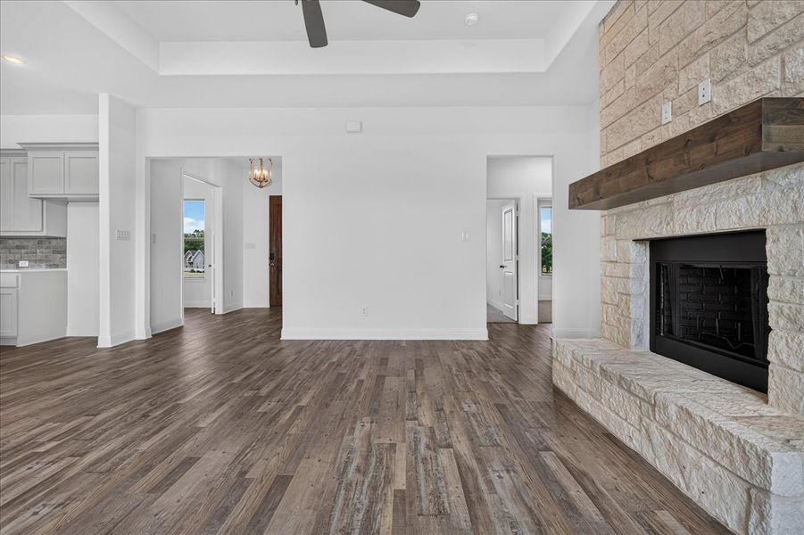 Spacious, unfurnished interior of a new home in Taylor Ranch, Springtown (Image 37).