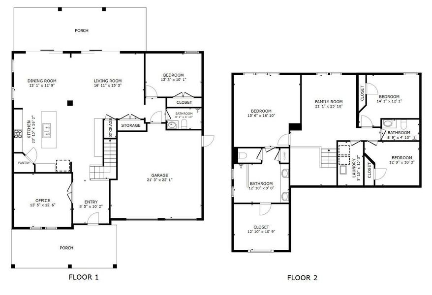 2D floor plan layout of this home in , Summerville, SC (Image 5).