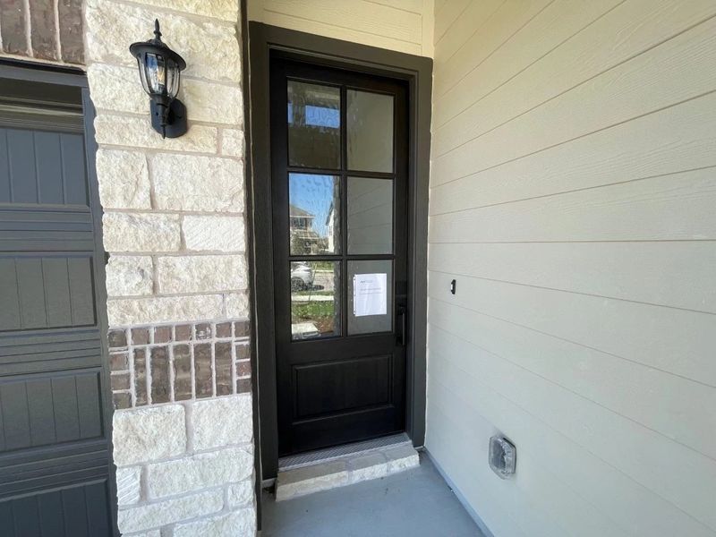 Exterior details and patio area of a home in Covered Bridge, Hutto (Image 3). Exterior details and patio area of a home in Covered Bridge, Hutto (Image 3).
