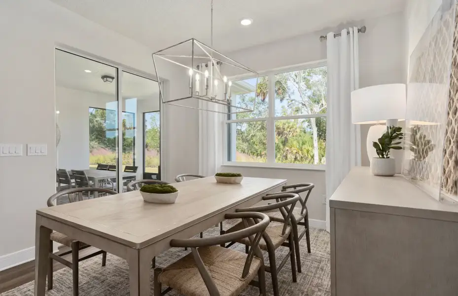 Representative furnished interior of a home built from the Crestmere by Pulte Homes in Highland Pines, Leesburg (Image 4).