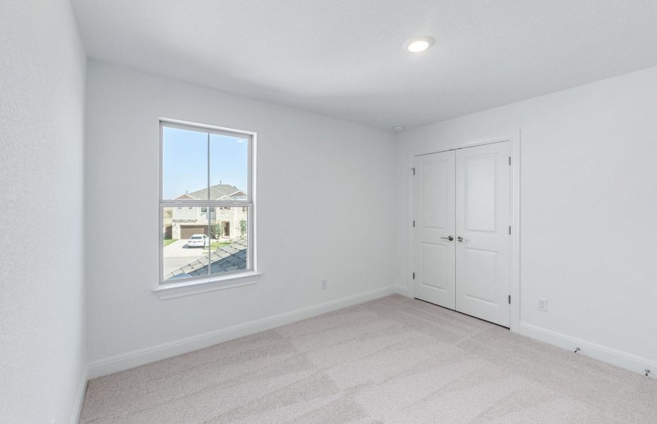 Spacious, unfurnished interior of a new home in Saddleback at Santa Rita Ranch, Liberty Hill (Image 32). Spacious, unfurnished interior of a new home in Saddleback at Santa Rita Ranch, Liberty Hill (Image 32).