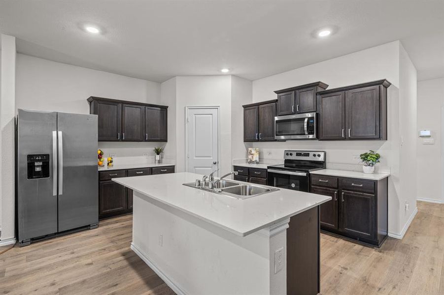 Furnished interior view inside a new home in , Providence Village (Image 7).
