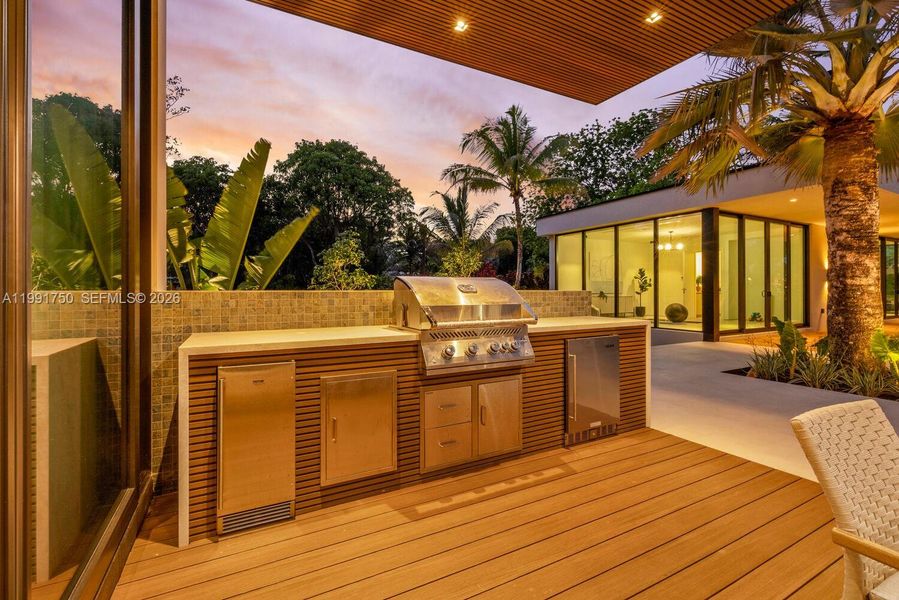 Exterior details and patio area of a home in , Pinecrest (Image 33). Exterior details and patio area of a home in , Pinecrest (Image 33).