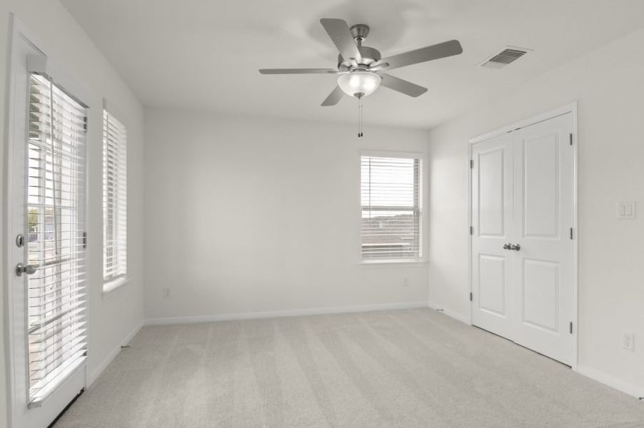 Representative unfurnished interior of a home built from the Pecan by Pacesetter Homes in Blanco Vista, San Marcos (Image 29).