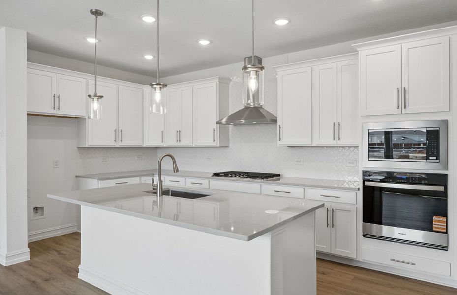Furnished interior view inside a new home in Wilson Creek Meadows, Celina (Image 10).