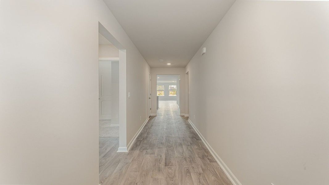 Representative unfurnished interior of a home built from the DOVER-EXPRESS by D.R. Horton in Stanbury Creek, Supply (Image 12).