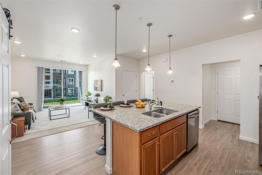 Furnished interior view inside a new home in , Parker (Image 14). Furnished interior view inside a new home in , Parker (Image 14).