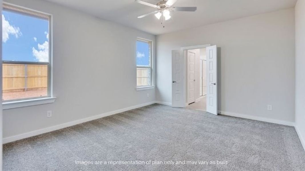 Representative unfurnished interior of a home built from the Portales by D.R. Horton in Homestead at Parks Bell Ranch, Odessa (Image 15).