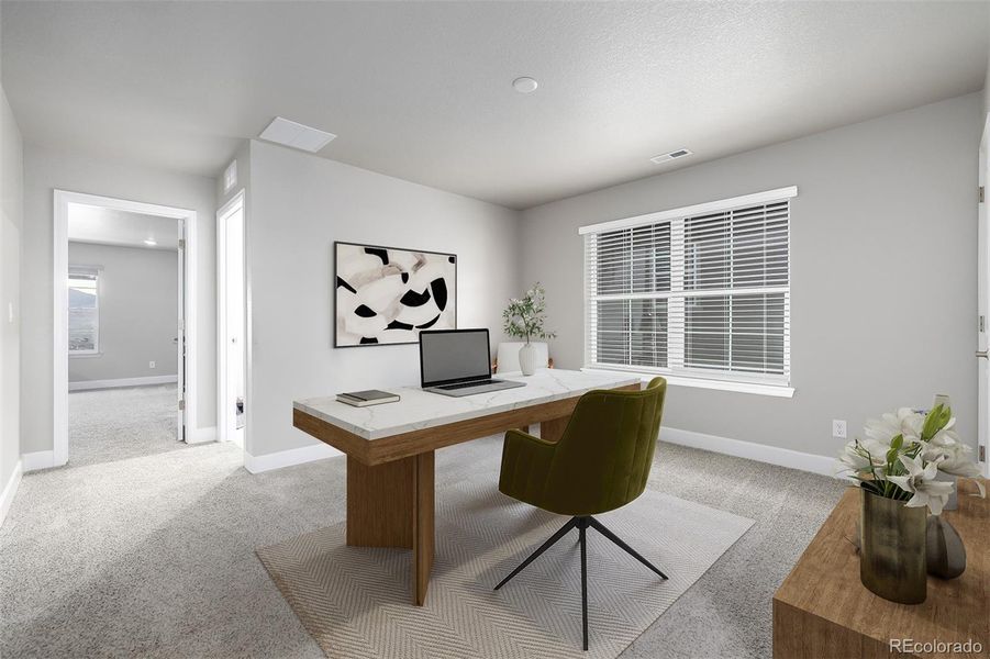 Furnished interior view inside a new home in , Littleton (Image 18).