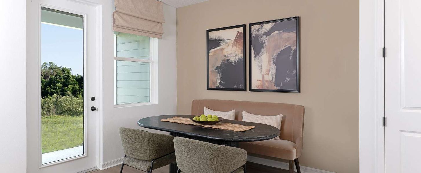 Representative furnished interior of a home built from the Surf by Ashton Woods in Catamaran Cove Townhomes, Rockledge (Image 7).