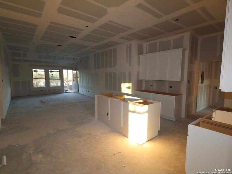 In-progress construction of a new home in Cinco Lakes, San Antonio, TX (Image 18).