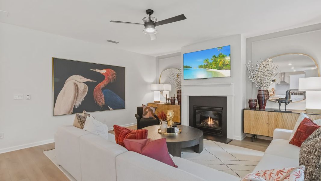 Furnished interior view inside a new home in Hamilton Lakes, Loganville (Image 18).