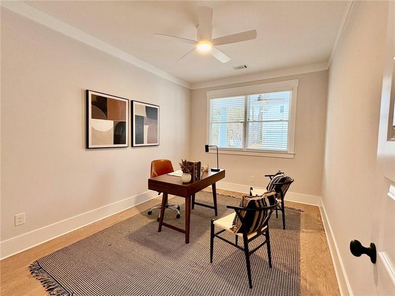 Furnished interior view inside a new home in , Atlanta (Image 17).