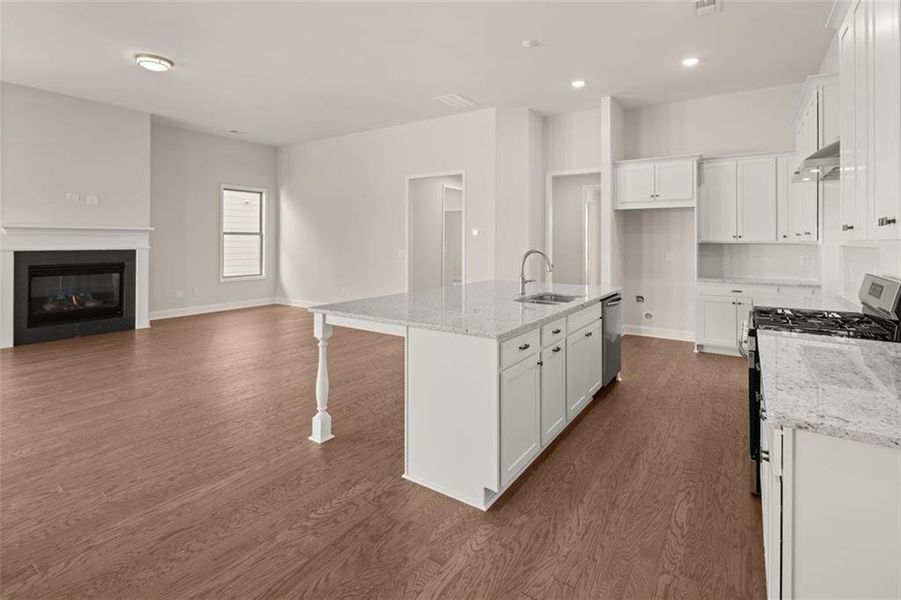 Furnished interior view inside a new home in Soleil Summit Chase, Snellville (Image 12).