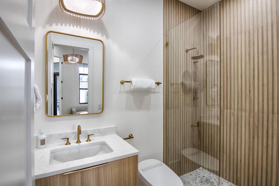 Furnished interior view inside a new home in , Wellington (Image 75).