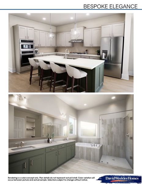 Furnished interior view inside a new home in Walden Creek – Summit Collection, Montgomery (Image 3).
