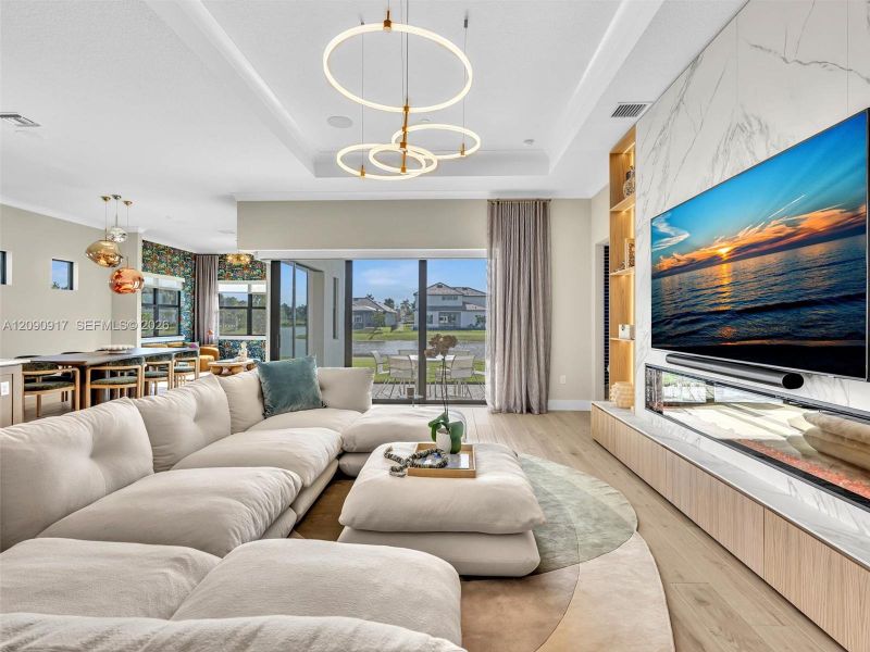 Furnished interior view inside a new home in , Davie (Image 39).