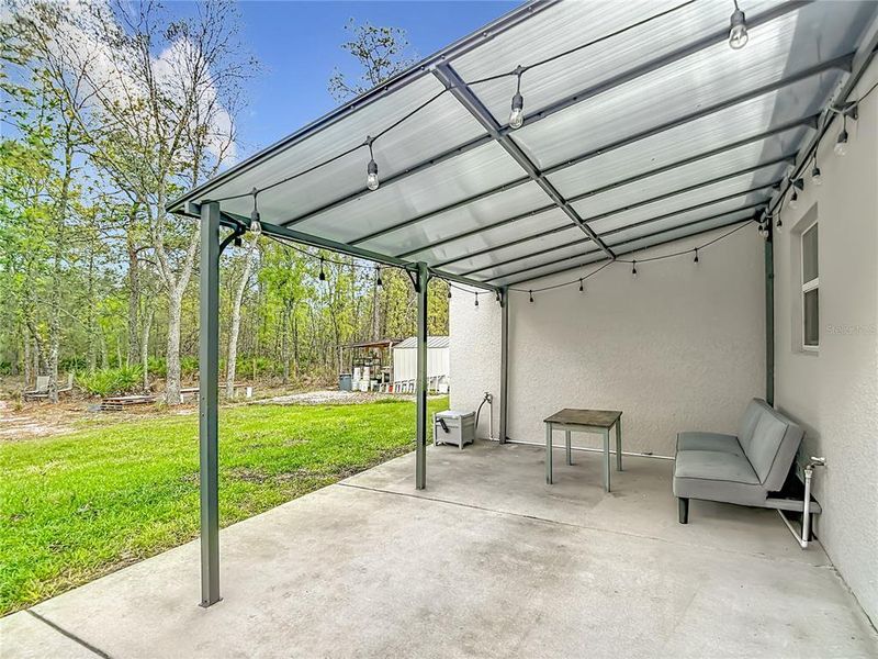 Exterior details and patio area of a home in , Weeki Wachee (Image 29). Exterior details and patio area of a home in , Weeki Wachee (Image 29).