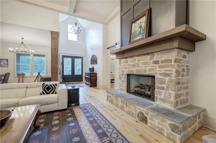 Furnished interior view inside a new home in , Acworth (Image 66).