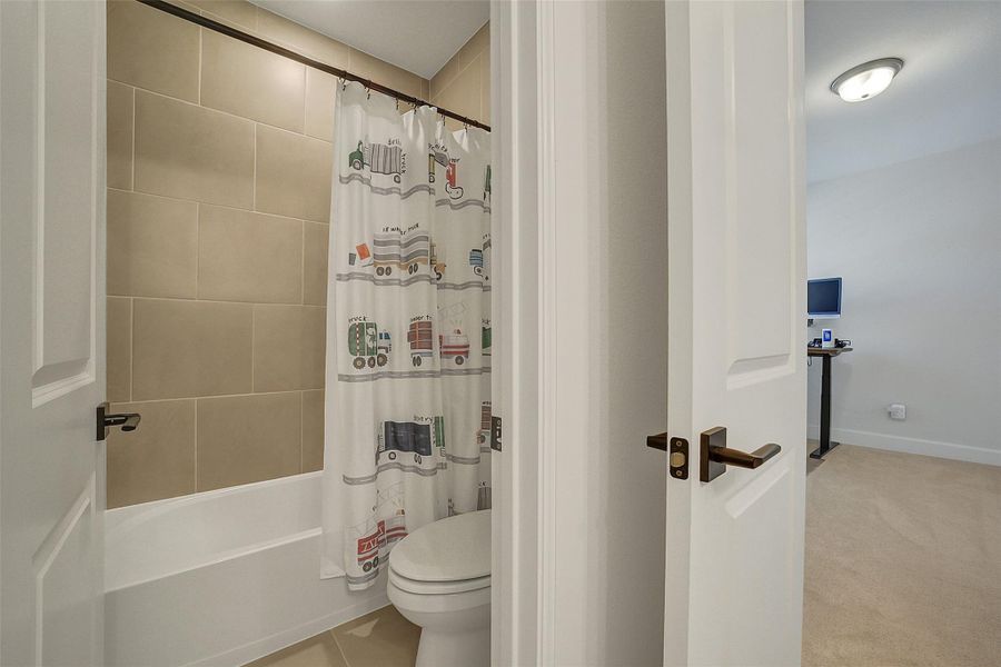 Furnished interior view inside a new home in , Cypress (Image 36).