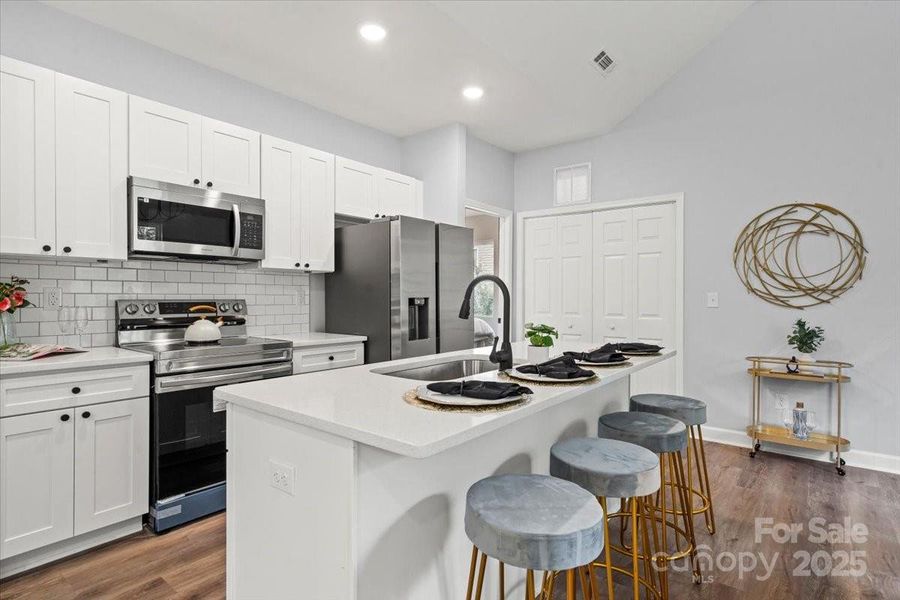 Furnished interior view inside a new home in , Kannapolis (Image 17). Furnished interior view inside a new home in , Kannapolis (Image 17).