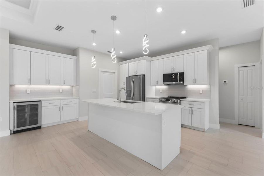 Furnished interior view inside a new home in , North Port (Image 7).