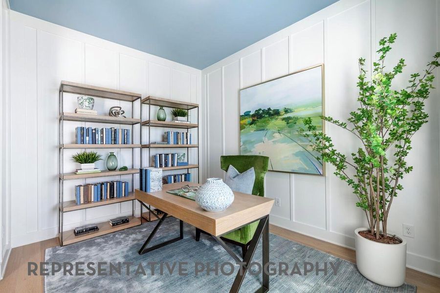 Furnished interior view inside a new home in The George, Richmond (Image 10).